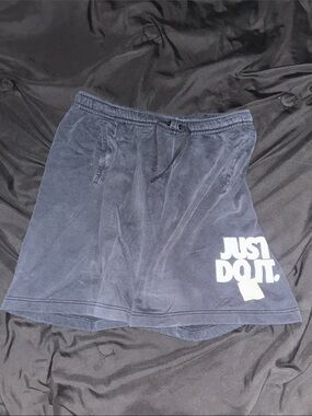 Nike Men’s Dark Blue 'Just Do It.' Fleece Athletic Shorts